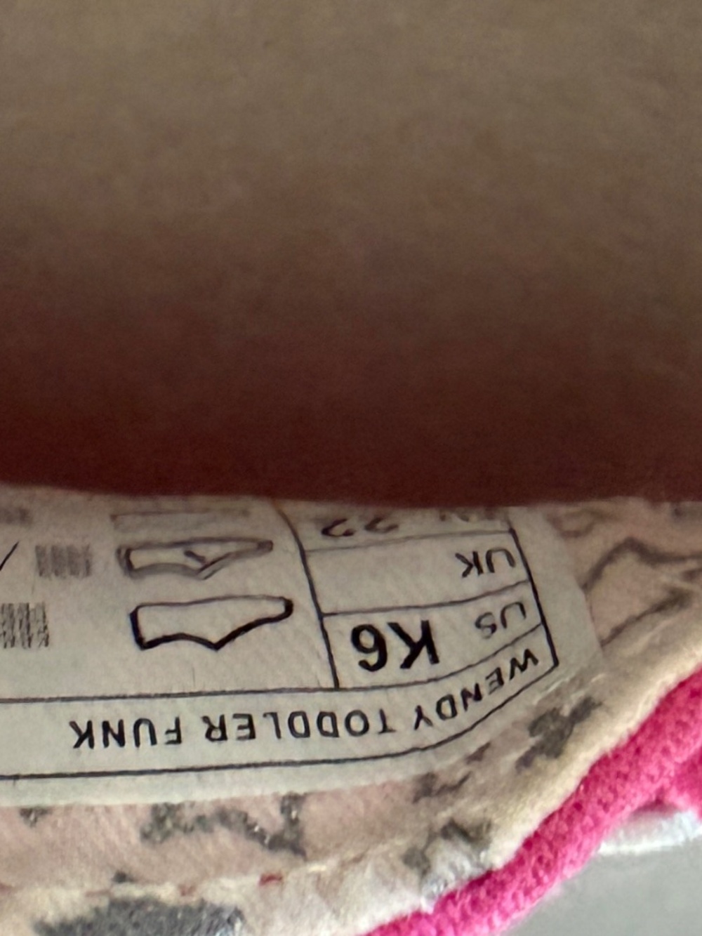 Hey Dude Wendy Funk hot pink toddler size 6 - Picture 5 of 7